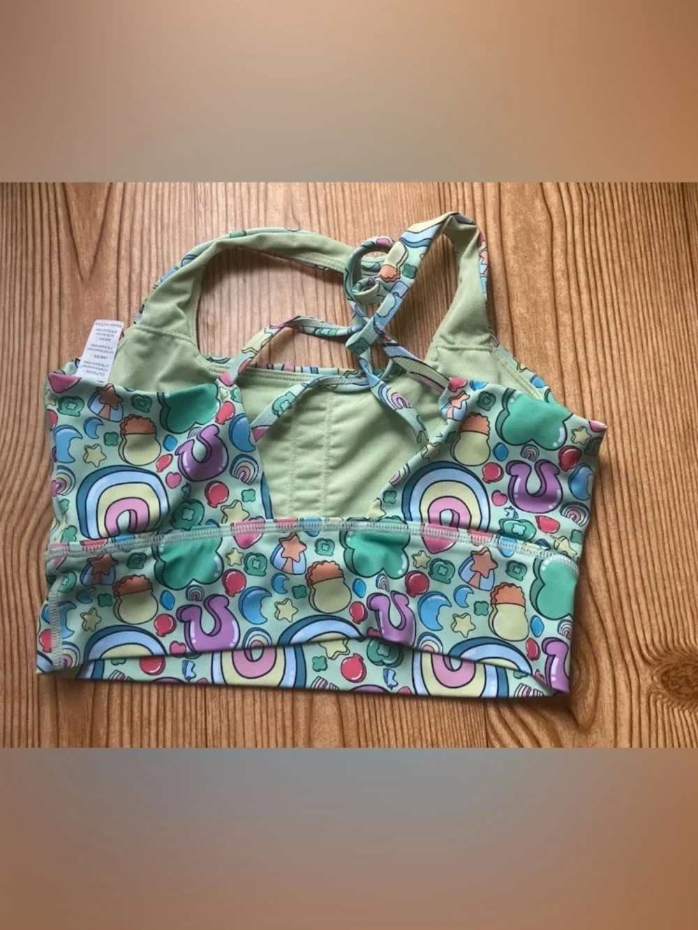 CVG Constantly Varied Gear Shenanigans Bra Lucky Charms Size XS Extra Small